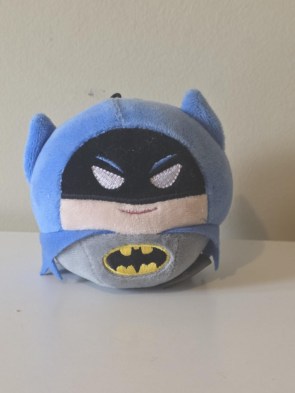 Hallmark Blue & Gray Batman Plush Round Stuffed Toy